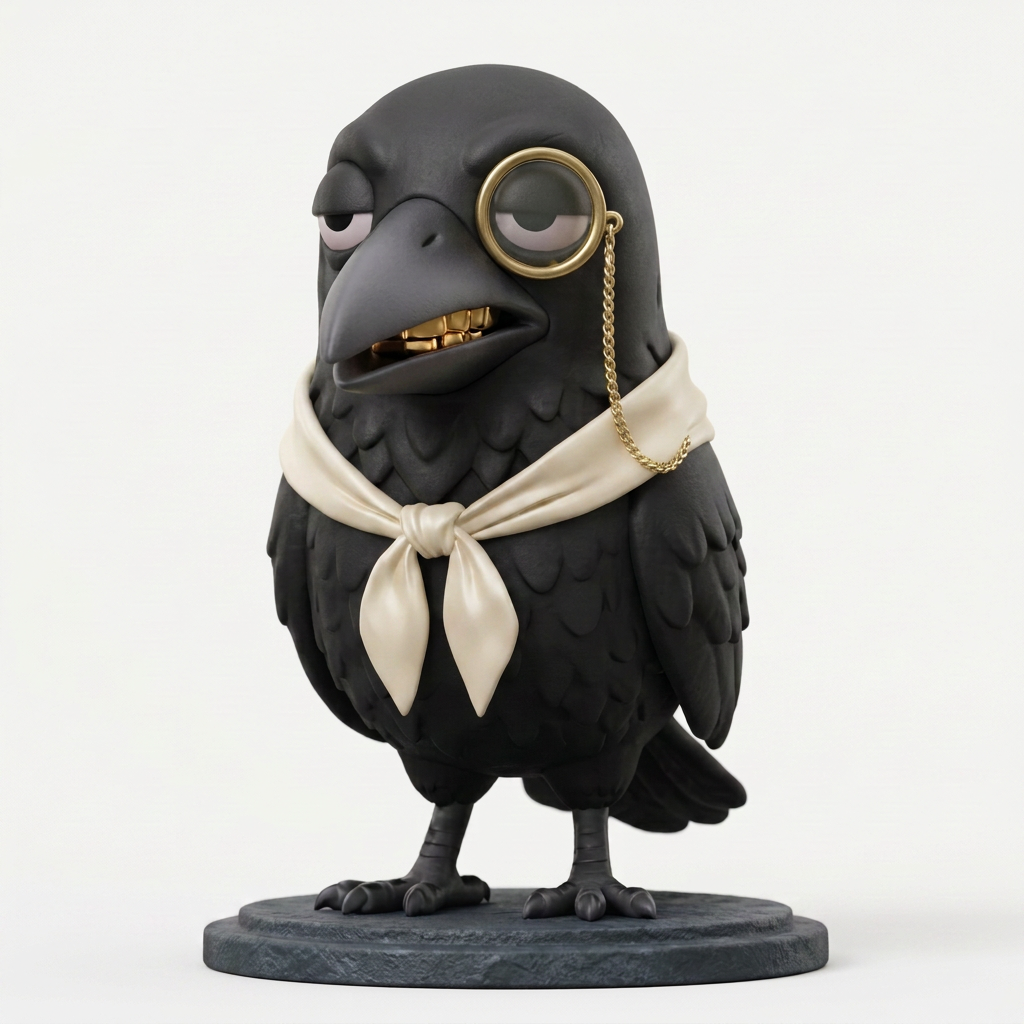Monsieur — colecionável impresso em 3D