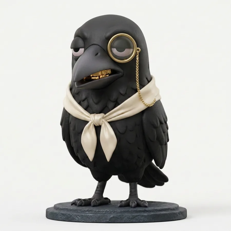 Monsieur — colecionável impresso em 3D