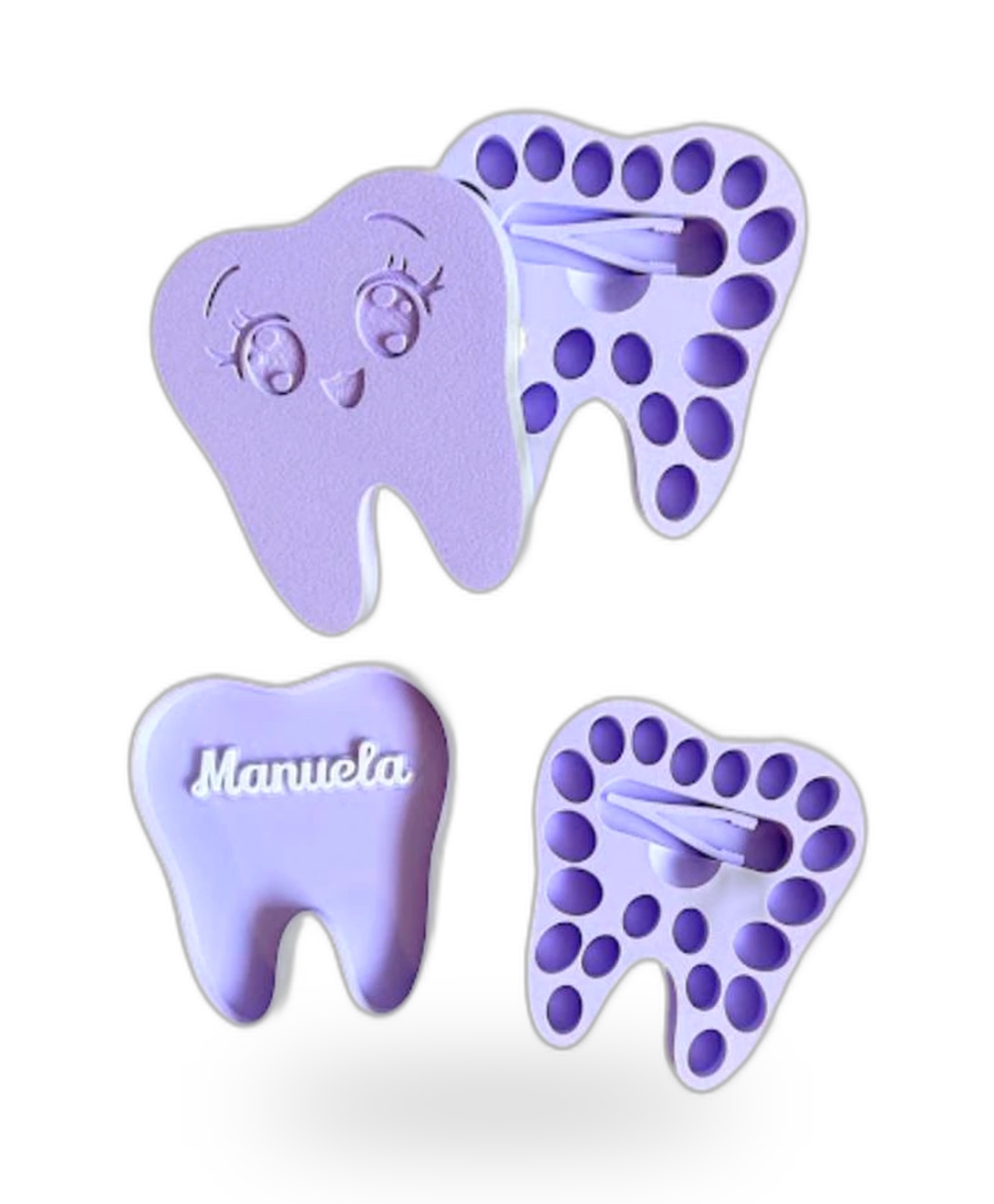 Porta-Dentinhos em impressão 3D: caixinha com tampa e tema infantil para guardar lembranças