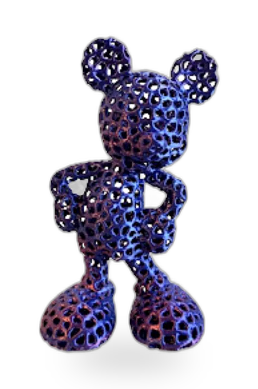 Mickey Voronoi: peça decorativa em impressão 3D com geometria vazada inspirada no Mickey