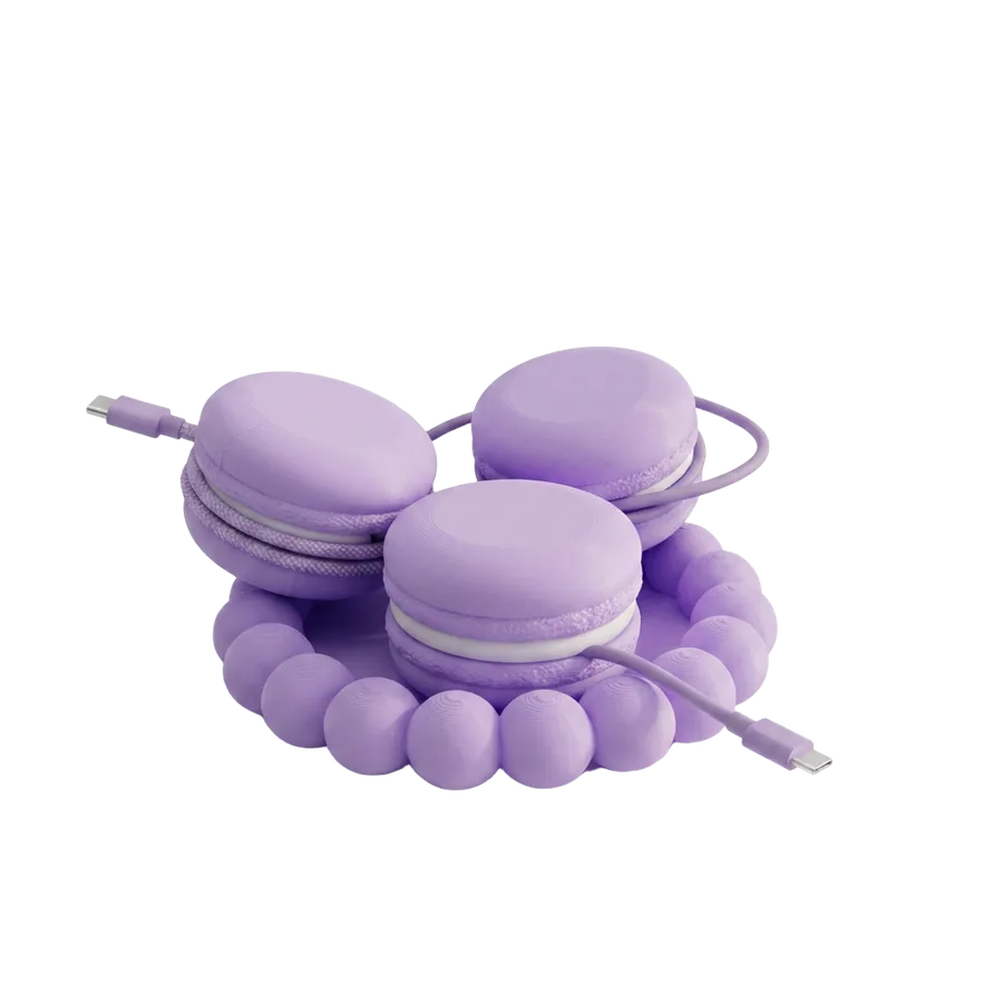 Organizador Macaron impresso em 3D — linha de personalizados da Mundo Encantado 3D