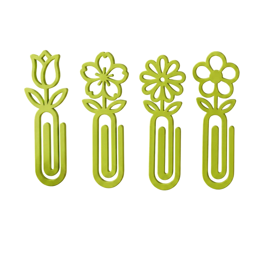 Prendedores Flor impresso em 3D — úteis e charmosos — coleção decoração da Mundo Encantado 3D